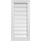 Ekena Millwork Vertical Surface Mount PVC Gable Vent: Functional, w/ 2"W x 1-1/2"P Brickmould Frame, 14"W x 30"H GVPVE14X3002SF - alternate 1